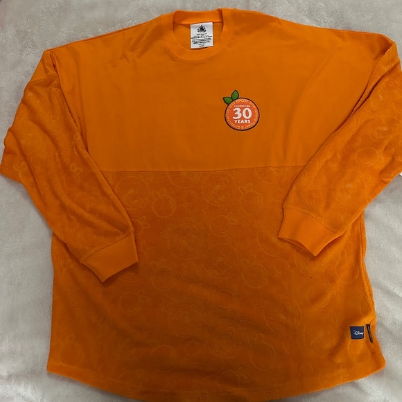NWT DISNEY EPCOT ORANGE BIRD SPIRIT JERSEY SZ L - Picture 1 of 2